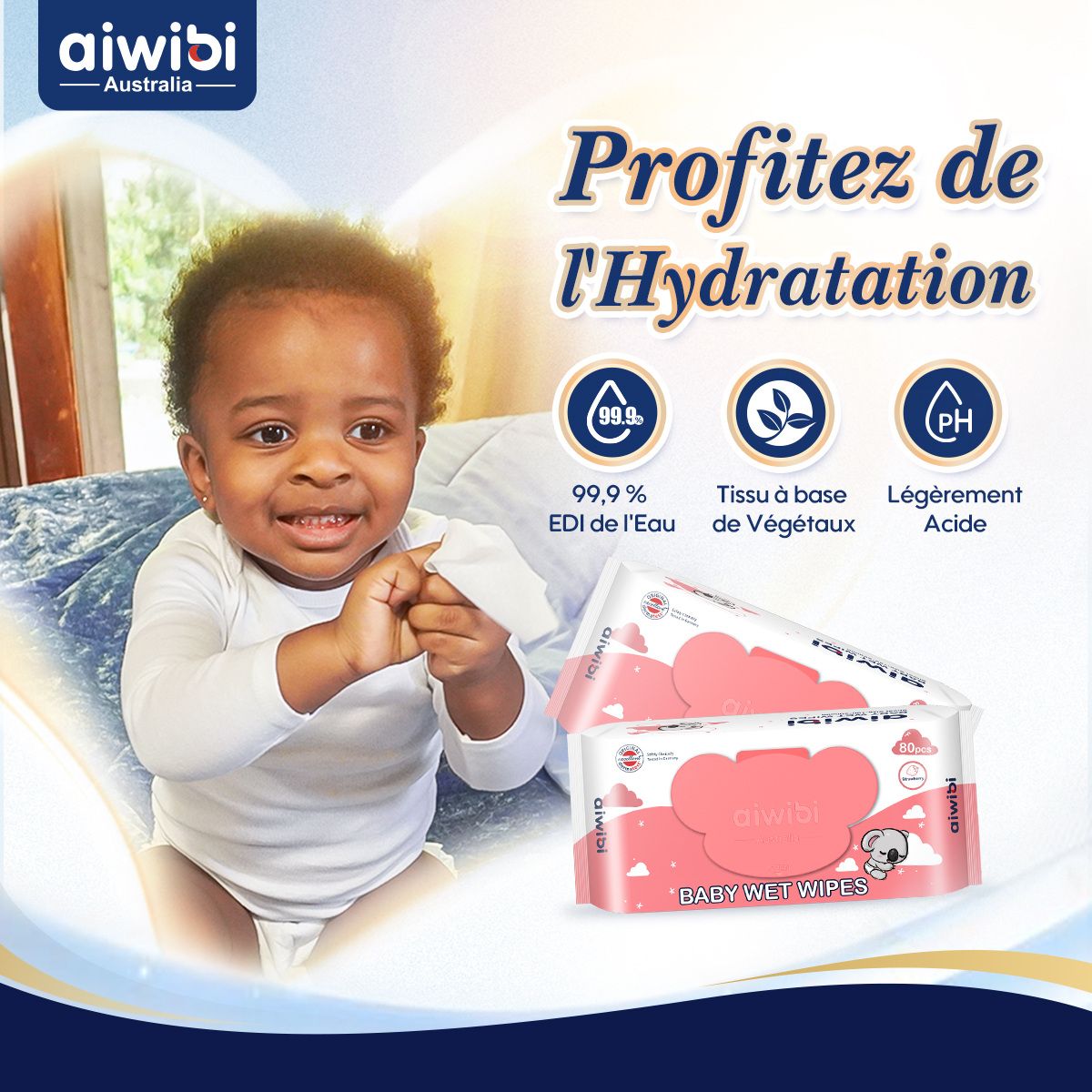 Lingettes Aiwibi - Pureté et soin