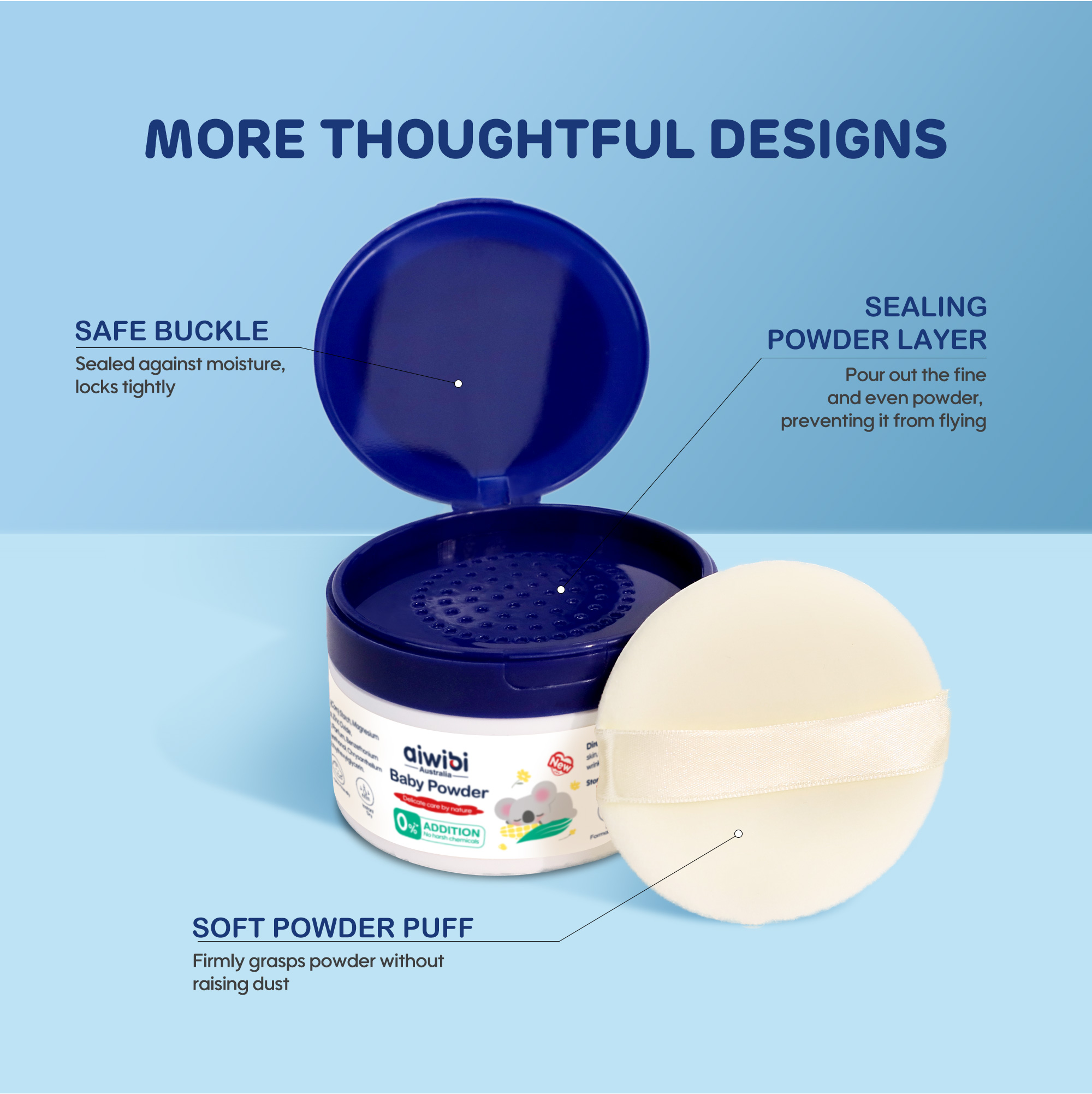 Poudre pour bébé (140g/200g)